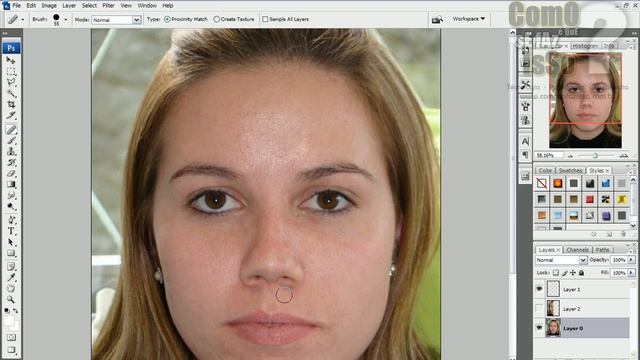 TRATAMENTO DE FOTO - CORRIGINDO IMPERFEIÇÕES COM PHOTOSHOP CS3 смотреть онлайн