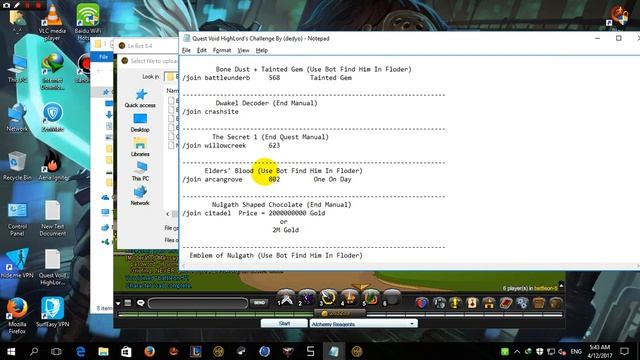 =AQW= Void Highlord Challenge Quest BOT !!!!! смотреть онлайн