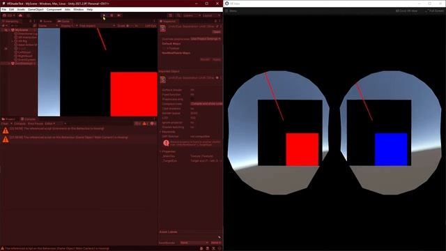 Unity VR LeftRight Eye Shader Test смотреть онлайн