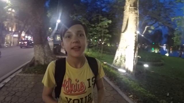 Ночной город, танцы, цикады, Озеро, Hoàn Kiếm Вьетнам 2017 - Ханой Hà Nội Часть 1 смотреть онлайн