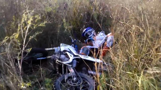 Pitbike X-Pit 125 Cross Fail ( Падение питбайк ) смотреть онлайн