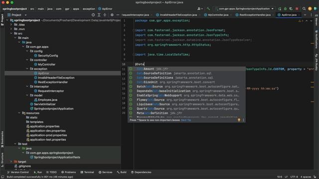 Spring Boot Exception Handling | REST API Request Validation & Exception Handling with Example смотреть онлайн