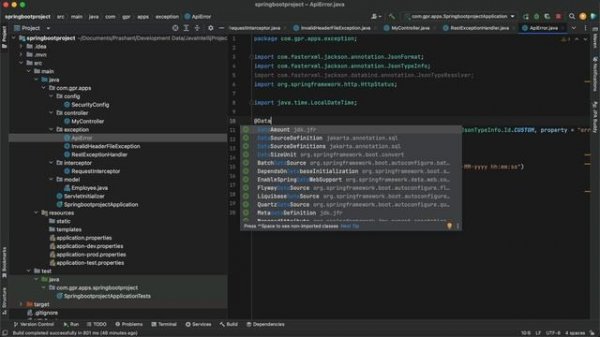 Spring Boot Exception Handling | REST API Request Validation & Exception Handling with Example