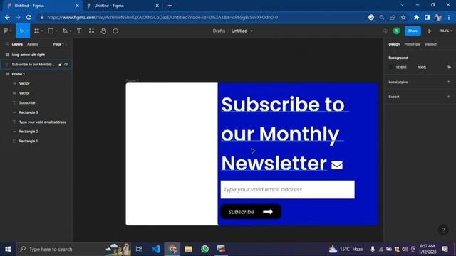 How to create a popup overlay modal in figma - Figma UI Design 2023 смотреть онлайн
