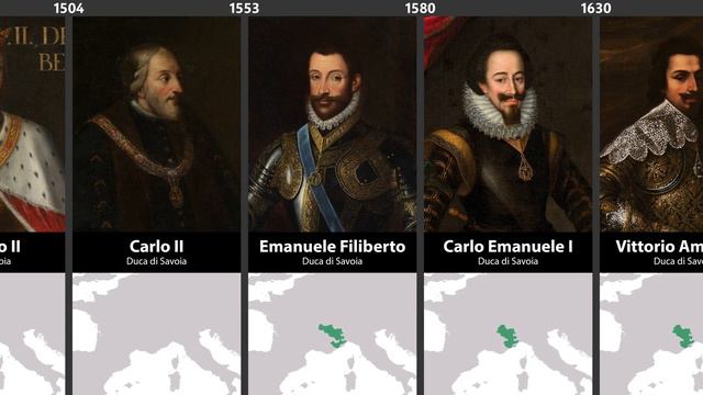 Timeline of the Rulers of Savoy & Italy смотреть онлайн