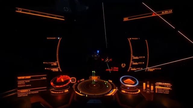 Elite Dangerous - Python vs Fer-De-Lance (Master NPC) смотреть онлайн