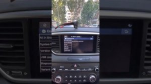 Вход в инженерное меню ШГУ KIA Sportage 4 2020г.