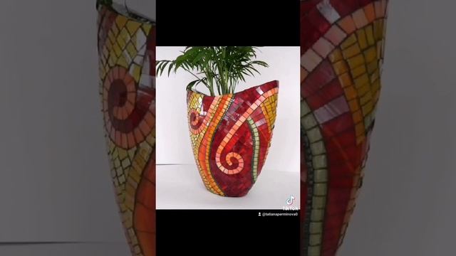 декор вазы мозаикой смотреть онлайн