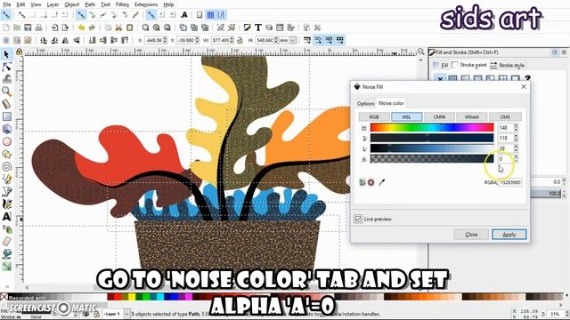 Inkscape Tutorial | Noise and Grain Texture Effect Using Inkscape смотреть онлайн