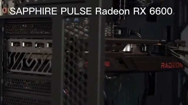 SAPPHIRE PULSE Radeon RX 6600 8GB GDDR6 PCI Express 4.0 ATX Video Card 11310-01-20G GPU