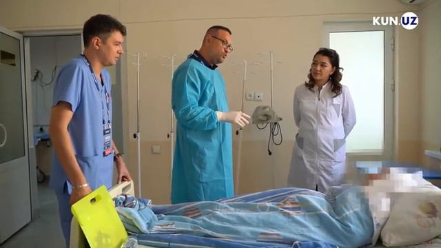 Репортаж Kun.uz о первой микроволновой абляции в Ташкенте.
