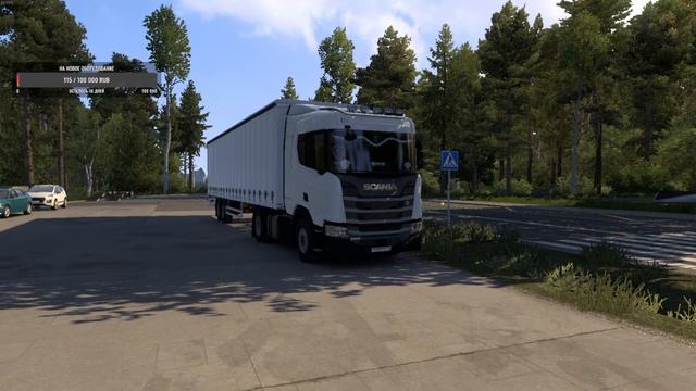 Покатушки. Дневной стрим в Euro Truck Simulator 2. Катаемся по Европе. Едем в Санкт-Петербург. смотреть онлайн