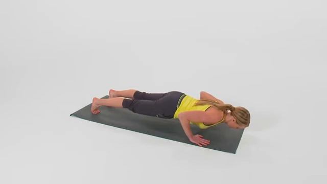 Отжимания от пола "крокодил" (высокий уровень сложности) смотреть онлайн