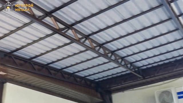 Навес из профнастила смотреть онлайн