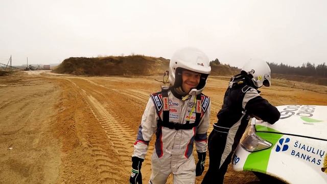 Dakar rally 2018: Vaidotas Žala tests with Toyota Hilux in quarry смотреть онлайн