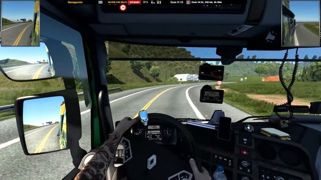 EAA Sudamérica. Campo do C. - Teófilo Otoni (Brasil). Renault T Evo. Skin Estepario Heavy Cargo. смотреть онлайн