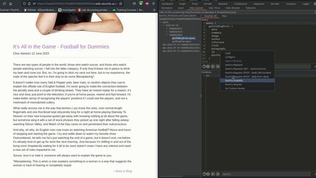 Lab: Accessing private GraphQL posts | Hacking GraphQL | GraphQL Security смотреть онлайн