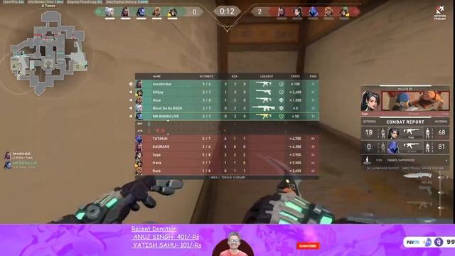 VALORANT | LINE UP | YORU | RANK PUSH | ROAD TO SILVER | COMPITITIVE | Rhishi islive #Trending#vira смотреть онлайн