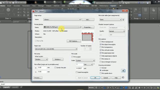 AUTOCAD PLOTTING смотреть онлайн