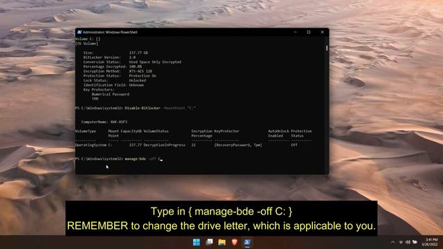 How to Remove BITLOCKER ENCRYPTION in Windows 10 смотреть онлайн