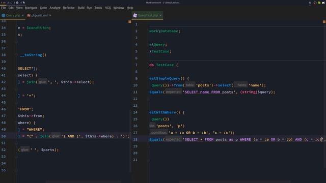 Mise en pratique de la POO en PHP (21/39) : Créons un Query Builder смотреть онлайн