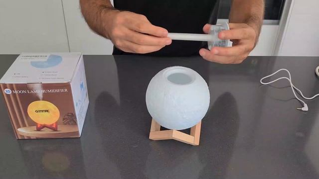Humidificador en forma de LUNA ? ¿Cómo funciona? смотреть онлайн