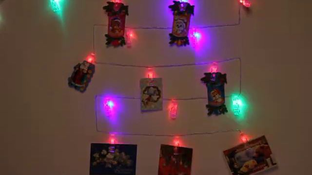 Гирлянда для дома 4,0 м 20 ламп LED с насадками ПРИЩЕПКА, прозрач.провод, Мультицвет. РЦ "Восток" смотреть онлайн