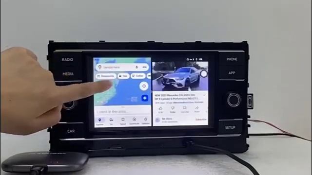 Портативна приставка CarPlay UX999 Plus Android 12.0 смотреть онлайн