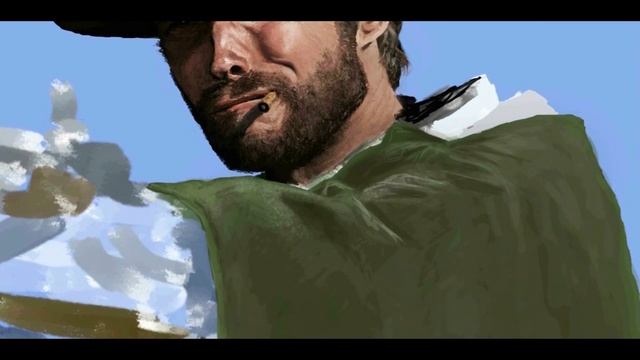 Speed Painting Clint Eastwood as "The Good" смотреть онлайн