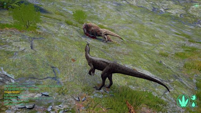 THE ISLE - Дилофозавр заставил Альбертозавра пожалеть! смотреть онлайн