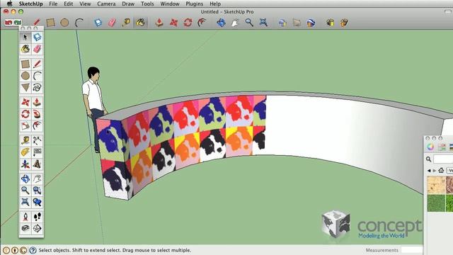 SketchUp Tips and Tricks: Projected Textures vs. Not-Projected Textures смотреть онлайн