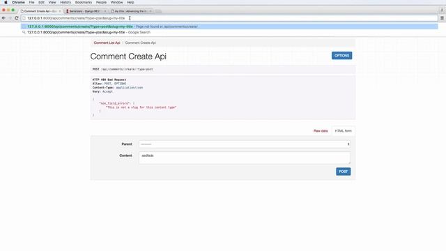 Blog API with Django Rest Framework 21 of 33 - Comment Create Serializer Function Part 3 смотреть онлайн