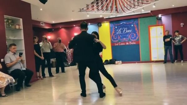 Mironenko Alexsey & Kristina - COLOR TANGO - Negracha. TANGO escenario: beginning of choreography