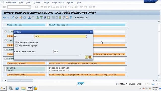 finding the table name from any text in SAP смотреть онлайн
