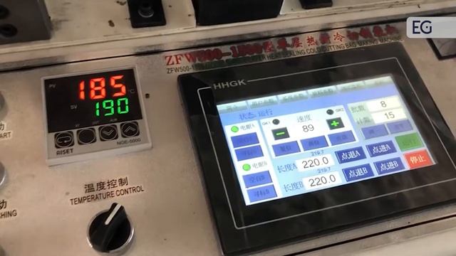 Двухручьевая пакетоделательная машина для производства пакетов «майка» DFR смотреть онлайн