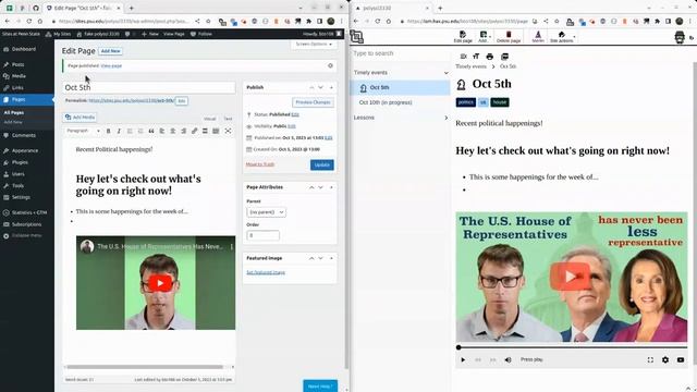 A/B test: HAX usability vs WordPress to build a course for rapid discussion смотреть онлайн