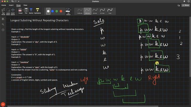 Longest Substring Without Repeating Characters | Python смотреть онлайн