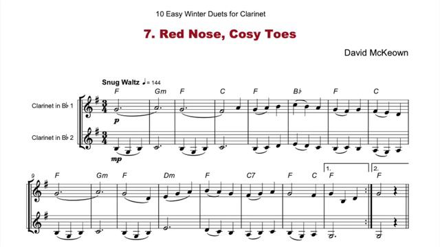 10 Easy Winter Duets for Clarinet смотреть онлайн