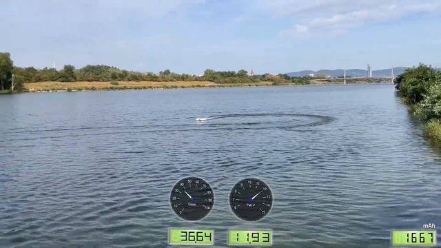 RC Twin Jet foam Catamaran - Hull v3.3 3s run with logger смотреть онлайн