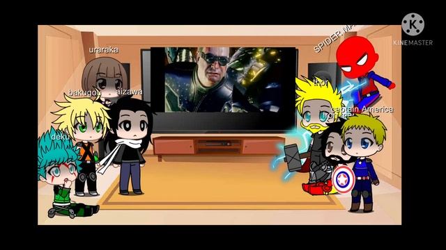 avengers and mha react to spider man ps4 смотреть онлайн