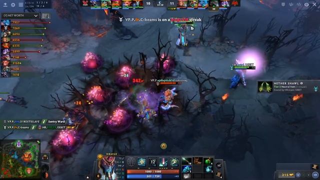 Dota2 Oracle support by Miposhka - HR vs VP.Prodigy full game1 - Pushka League смотреть онлайн