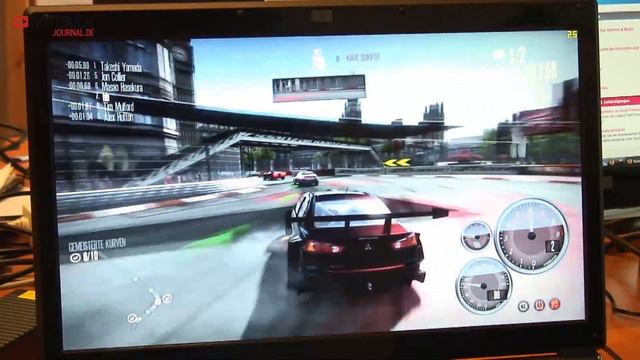 Need for Speed Shift in Full HD on Gamer-Laptop GTX 280M смотреть онлайн