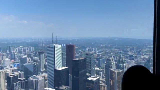 CN Tower Tour, View From CN Tower,Canada. смотреть онлайн
