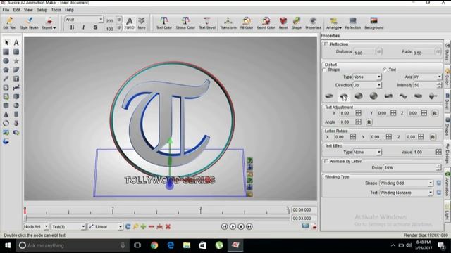 Create New Amazing 3D Logo With Aurora 3D Logo & Logo Maker///   Rbk Bros /////..