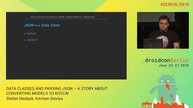#DCBerlin18 204 Medack Data Classes and Parsing Json A Story About Converting Models to Kotlin DAY1 смотреть онлайн