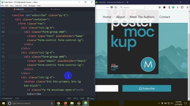 Bootstrap 4 [#38] Project 2.2 - Mizuxe [Subscribe & Boxes Section] смотреть онлайн