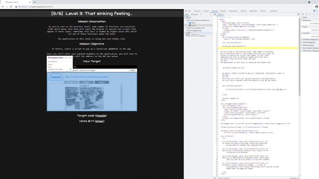 Defeating Google's XSS Game | Level 3: That sinking feeling... смотреть онлайн