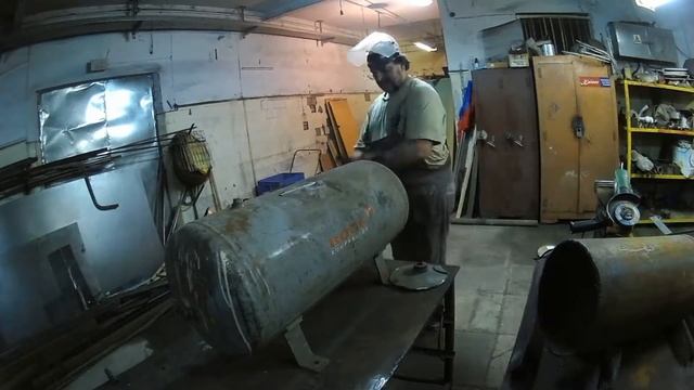 Изготовление кузнечного горна. Часть первая. Заготовка. смотреть онлайн