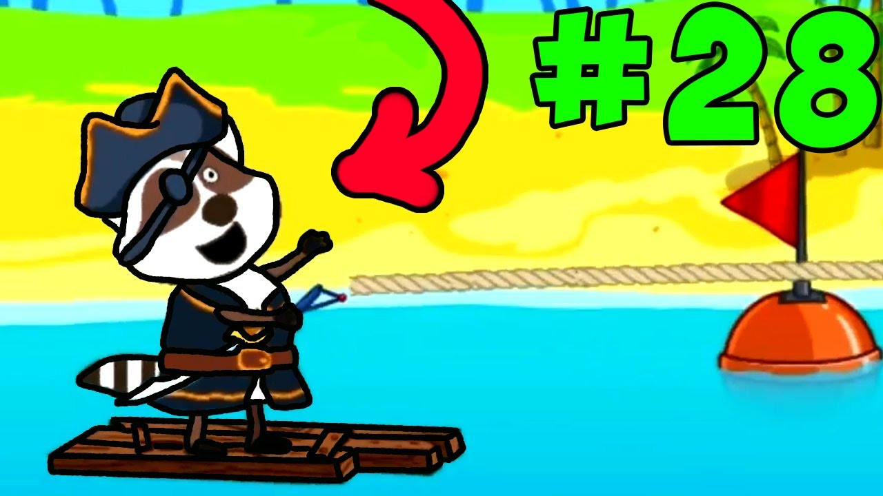 Приключения с Енотами. 28 серия на канале BabyMax. Игры на Андроид. Hippo Peppa. смотреть онлайн