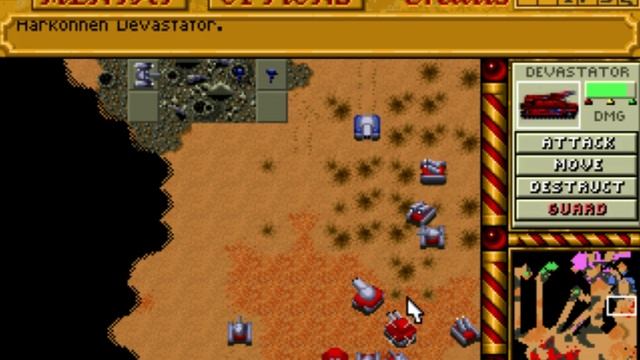 Dune II: The Building Of A Dynasty (Harkonnen: Mission 9) (Westwood) (MS-DOS) [1992] [PC Longplay]